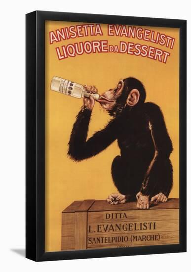 Italy - Anisetta Evangelisti Liquore Da Dessert Promotional Poster-null-Framed Poster