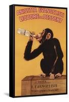 Italy - Anisetta Evangelisti Liquore da Dessert Promotional Poster-Lantern Press-Framed Stretched Canvas