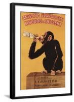 Italy - Anisetta Evangelisti Liquore da Dessert Promotional Poster-Lantern Press-Framed Art Print