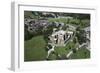 Italy, Aosta Valley, Clavalité Valley, Castle of Fenis, Aerial View-null-Framed Giclee Print