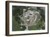 Italy, Aosta Valley, Clavalité Valley, Castle of Fenis, Aerial View-null-Framed Giclee Print