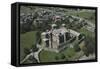 Italy, Aosta Valley, Clavalité Valley, Castle of Fenis, Aerial View-null-Framed Stretched Canvas