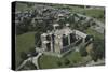 Italy, Aosta Valley, Clavalité Valley, Castle of Fenis, Aerial View-null-Stretched Canvas