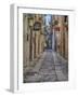 Italy, Apulia, Foggia, Vieste. A picturesque alley in Vieste old town.-Julie Eggers-Framed Photographic Print