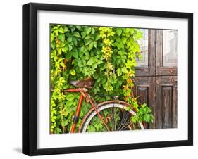 Italy, Apulia, Lecce District, Salentine Peninsula, Salento, Otranto, Street-Francesco Iacobelli-Framed Photographic Print