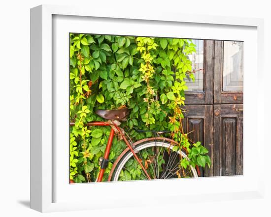 Italy, Apulia, Lecce District, Salentine Peninsula, Salento, Otranto, Street-Francesco Iacobelli-Framed Photographic Print