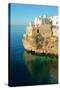 Italy, Apulia, Polignano a Mare. Old village on a cliff.-Michele Molinari-Stretched Canvas