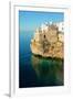 Italy, Apulia, Polignano a Mare. Old village on a cliff.-Michele Molinari-Framed Photographic Print