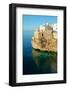 Italy, Apulia, Polignano a Mare. Old village on a cliff.-Michele Molinari-Framed Photographic Print