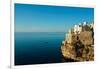Italy, Apulia, Polignano a Mare. Old village over the cliff.-Michele Molinari-Framed Photographic Print