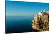 Italy, Apulia, Polignano a Mare. Old village over the cliff.-Michele Molinari-Stretched Canvas