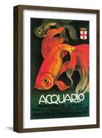 Italy - Aquarium & Municipal Park Promotional Poster-Lantern Press-Framed Art Print