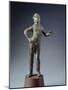 Italy, Arezzo Province, Cortona, Boario, Bronze Statue Depicting God Selvans-null-Mounted Giclee Print