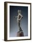 Italy, Arezzo Province, Cortona, Bronze Statue of God Culsans-null-Framed Giclee Print