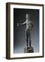 Italy, Arezzo Province, Cortona, Bronze Statue of God Culsans-null-Framed Giclee Print