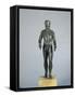 Italy, Arezzo Province, Quarata, Bronze Statue Depicting Athlete-null-Framed Stretched Canvas