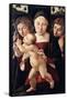 Italy, Asissi, Madonna and Child with Two Angels, 1495-1500-null-Framed Stretched Canvas