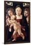 Italy, Asissi, Madonna and Child with Two Angels, 1495-1500-null-Framed Giclee Print