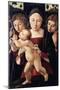 Italy, Asissi, Madonna and Child with Two Angels, 1495-1500-null-Mounted Giclee Print