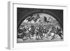 Italy, Attila and Pope Leo-null-Framed Art Print