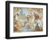 Italy, Bergamo, Colleoni Chapel, Lunette Showing Baptism of Christ-Giambattista Tiepolo-Framed Giclee Print