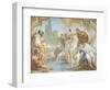 Italy, Bergamo, Colleoni Chapel, Lunette Showing Baptism of Christ-Giambattista Tiepolo-Framed Giclee Print