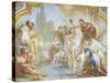 Italy, Bergamo, Colleoni Chapel, Lunette Showing Baptism of Christ-Giambattista Tiepolo-Stretched Canvas