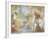 Italy, Bergamo, Colleoni Chapel, Lunette Showing Baptism of Christ-Giambattista Tiepolo-Framed Giclee Print