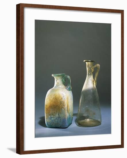 Italy, Bergamo, Lovere, Glass Ampullas from Tomb-null-Framed Giclee Print