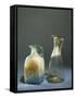 Italy, Bergamo, Lovere, Glass Ampullas from Tomb-null-Framed Stretched Canvas