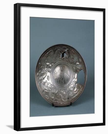 Italy, Bergamo, Lovere, Silverware known as Fisherman's Plate-null-Framed Giclee Print