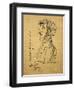 Italy, Bergamo, Self-Caricature of Italian Composer Gaetano Donizetti, Pen Drawing-null-Framed Giclee Print