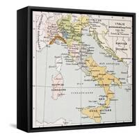 Italy Between the End of 18th Century and the Beginning of 19th (Treaty of Campo Formio)-marzolino-Framed Stretched Canvas