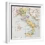 Italy Between the End of 18th Century and the Beginning of 19th (Treaty of Campo Formio)-marzolino-Framed Art Print