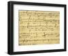 Italy, Bologna, Autograph Page for Opera Il Barbiere Di Siviglia, Ossia L'Inutile Precauzione-null-Framed Giclee Print