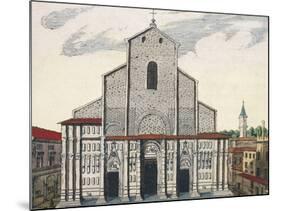 Italy, Bologna, Basilica of San Petronio, 16th Century-null-Mounted Giclee Print