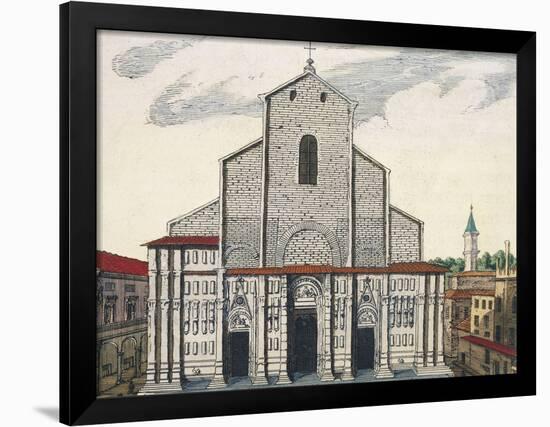 Italy, Bologna, Basilica of San Petronio, 16th Century-null-Framed Giclee Print