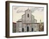 Italy, Bologna, Basilica of San Petronio, 16th Century-null-Framed Giclee Print