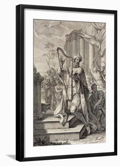 Italy, Bologna, First Page of the Collection of Psalms-null-Framed Giclee Print