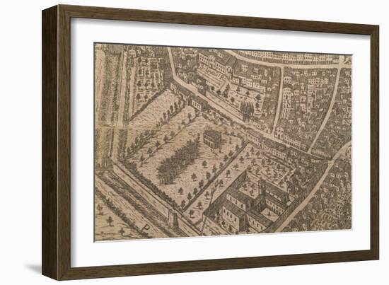 Italy, Bologna, Ichnoscenografia of Bologna-null-Framed Giclee Print