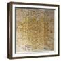 Italy, Bologna, Map of Town-null-Framed Premium Giclee Print