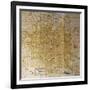 Italy, Bologna, Map of Town-null-Framed Giclee Print