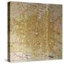 Italy, Bologna, Map of Town-null-Stretched Canvas