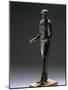 Italy, Bologna, Monte Acuto Ragazza, Bronze Statue Depicting Female Youth Praying-null-Mounted Giclee Print