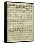 Italy, Bologna, Musical Score of the First Edition, Medea-null-Framed Stretched Canvas