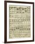 Italy, Bologna, Musical Score of the First Edition, Medea-null-Framed Giclee Print