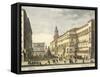 Italy, Bologna, Neptune Square and Town Hall-Placido Caloiro and Francesco Oliva-Framed Stretched Canvas