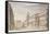 Italy, Bologna, Painting of Neptune Square-null-Framed Stretched Canvas