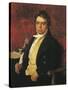 Italy, Bologna, Portrait of Ludwig Van Beethoven-null-Stretched Canvas