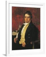 Italy, Bologna, Portrait of Ludwig Van Beethoven-null-Framed Giclee Print